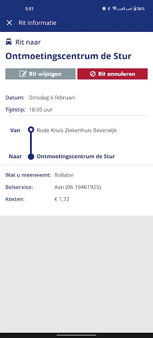 RegioRijder Screenshot 2