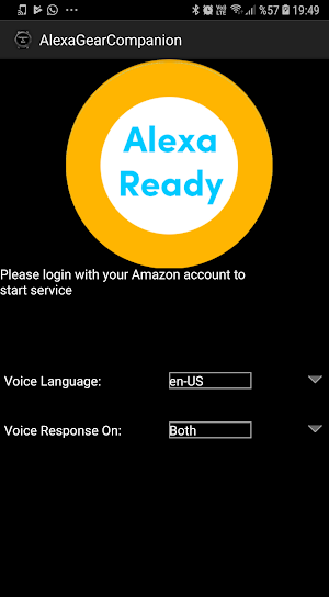 Companion for Alexa (Alexa for Gear/Galaxy Watch) Screenshot 2
