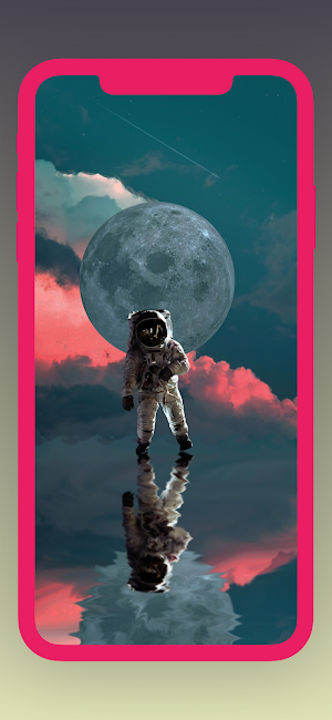 Beautiful Astronaut Background Screenshot 0