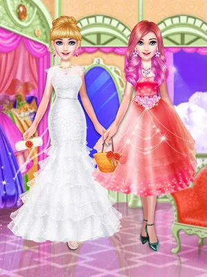 Dress Up Girls Game : Stylist - Fashion Salon Screenshot 2