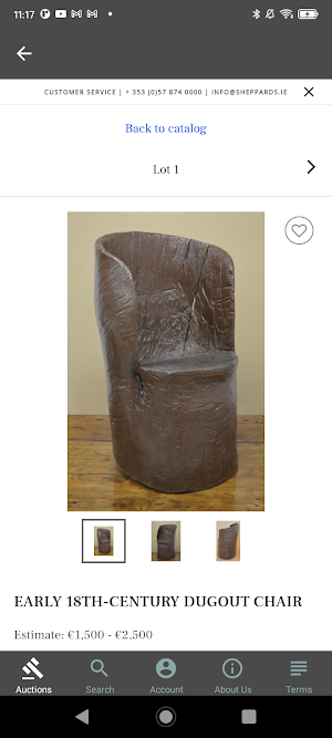 Sheppard’s Live Bidding Screenshot 2