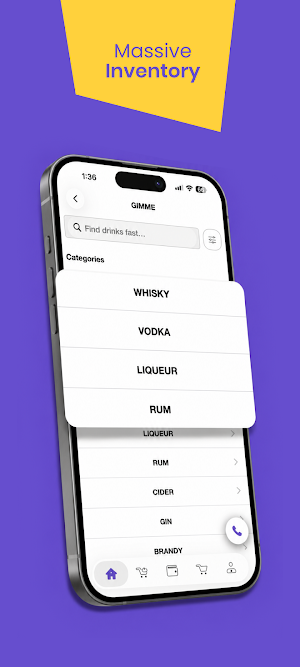GIMME Drinks 45-min delivery Screenshot 1