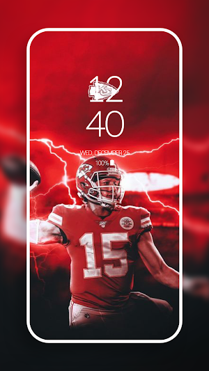 Patrick Mahomes HD Wallpaper Screenshot 1