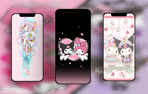 Kuromi and My Melody Wallpaper Screenshot 2