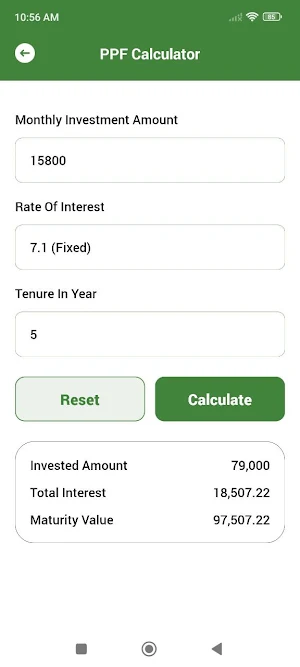 EasyLoan - EMI Loan Calculator Screenshot 3