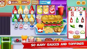My sandwich Shop Cooking & Restaurant Chef Game Screenshot 1