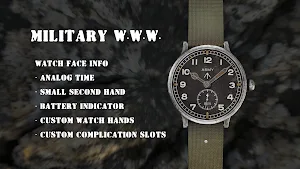 Military Watch Face 01 Screenshot 1
