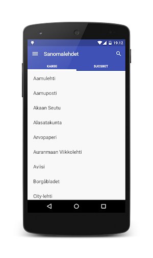Suomen sanomalehdet Screenshot 0