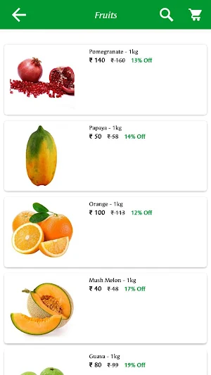 Diya Veg Mart Online Grocery Screenshot 2