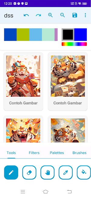 Tiger Kanvasku Painting Screenshot 2