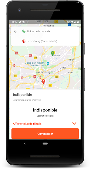 Alo Taxi Luxembourg Screenshot 1