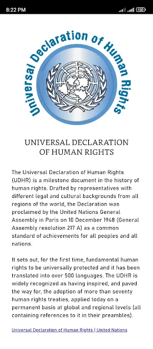 UDHR Wall Flag Screenshot 3