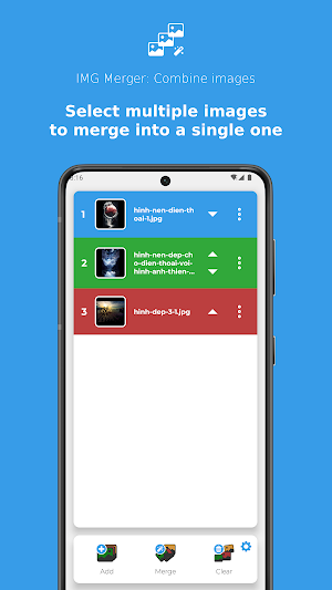 IMG Merger: Combine images Screenshot 0