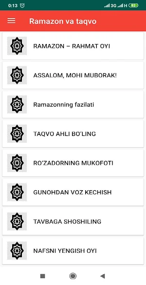 Ramazon va taqvo Screenshot 0
