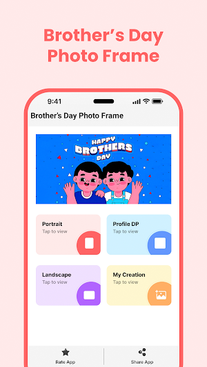 Brother's Day Photo Frame Screenshot 0