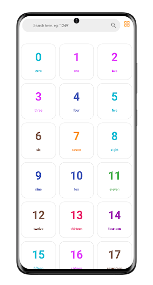 learn english numbers 0 to 100 Screenshot 1