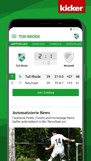 TuS Rhode Screenshot 2