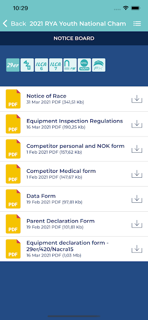 RYA Youth  Nationals Screenshot 3