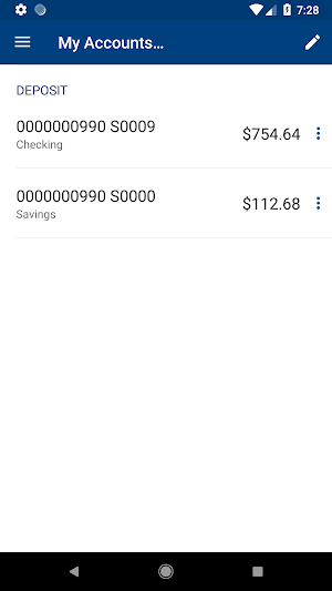 JPEFCU Mobile  Banking Screenshot 3