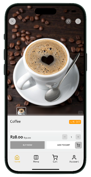 K-SL Restaurant App Screenshot 1
