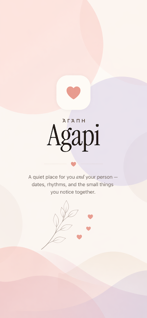 Agapi Couples Relationship App Screenshot 0