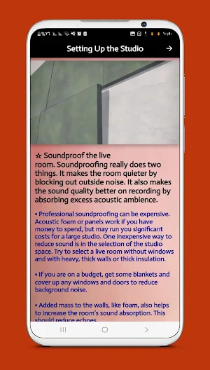 make a recording studio guide Screenshot 3