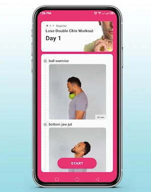 Lose Double Chin Workout Screenshot 1