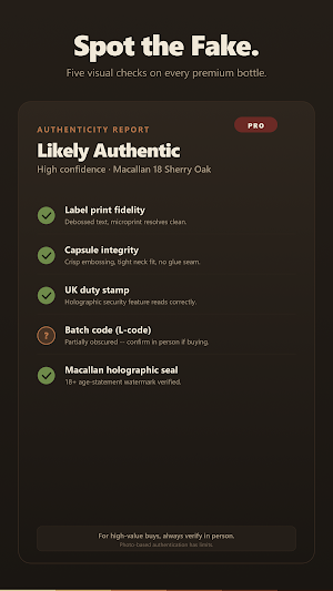 Tipple: AI Whisky ID Screenshot 3