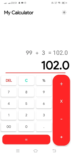 My Calculator Screenshot 2