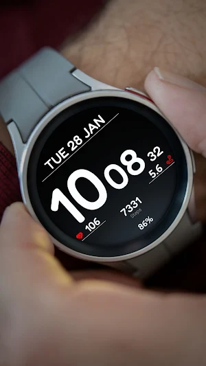 BIG DIGI Sport GN01 Watch face Screenshot 2