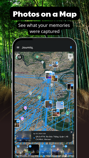 Journiq - Photo map & Journeys Screenshot 0