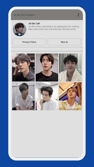 Jin Bts Call Simulator Screenshot 0
