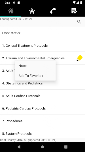 Kent County EMS Protocols Screenshot 1