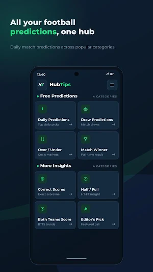 Hub Football Tips Screenshot 1