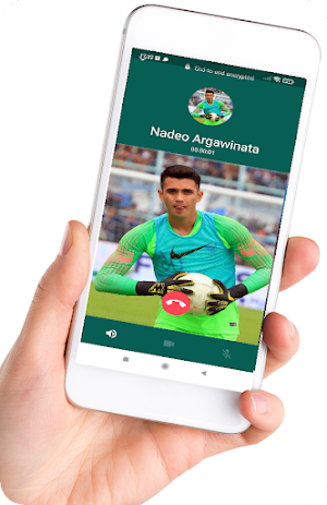 Nadeo Argawinata Video Call Screenshot 2