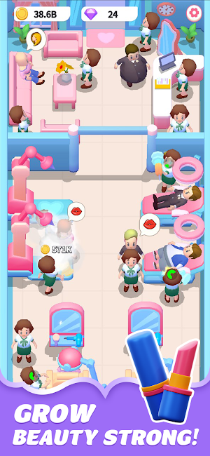 Idle Salon: Makeover Game Screenshot 1