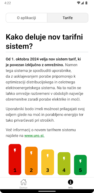 Tarifnik Screenshot 2