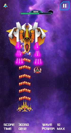 Space Hunter Alien Shooter War Galaxy Striker Screenshot 1