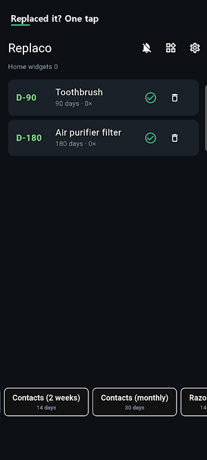 Replaco: Filter Reminder Screenshot 2