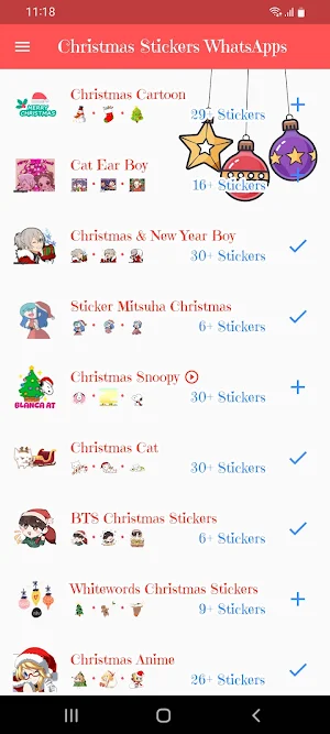 Christmas Sticker for WhatsApp Screenshot 2