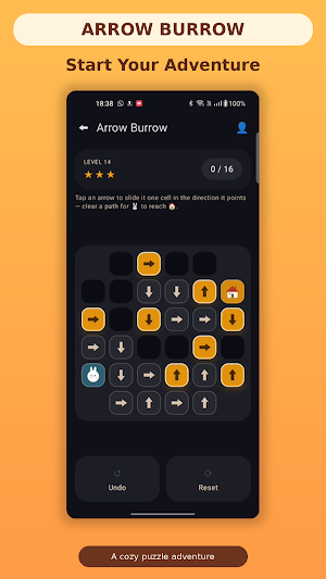 Arrow Burrow: Slide Puzzle Screenshot 1