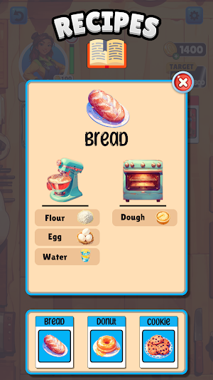 Cooking Cards Pastry Simulator Screenshot 2