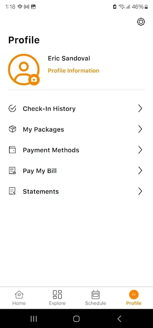 Hancock Wellness Center Screenshot 2