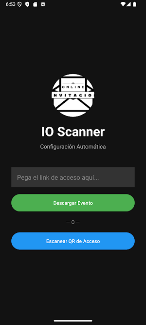 IO Scanner: Invitación Online Screenshot 0
