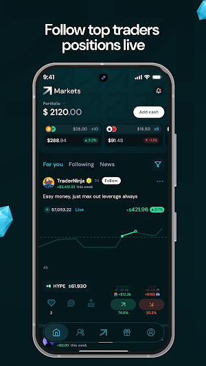 Markets App: Stocks & Crypto Screenshot 0