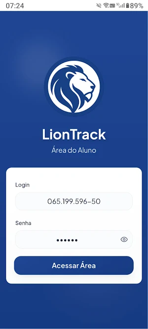 LionTrackAluno Screenshot 0
