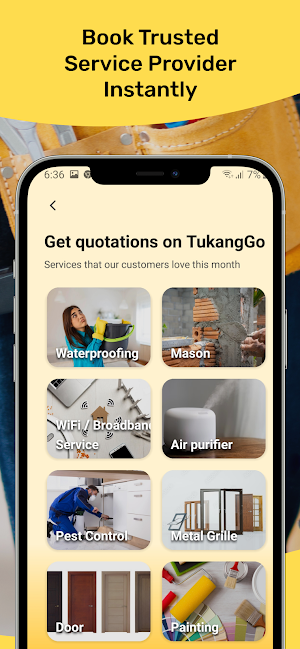 TUKANGGO Home Services Screenshot 2