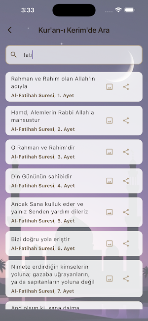 Kur'an Ayetleri Screenshot 2