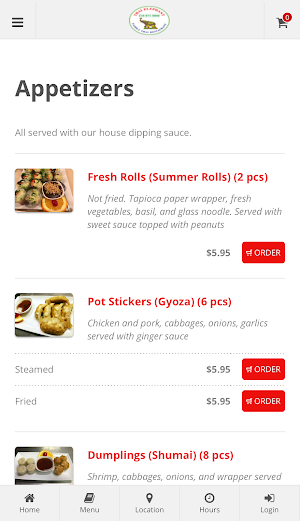 Thai Elephant Restaurant Screenshot 1