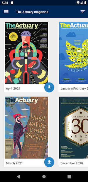 The Actuary magazine Screenshot 0